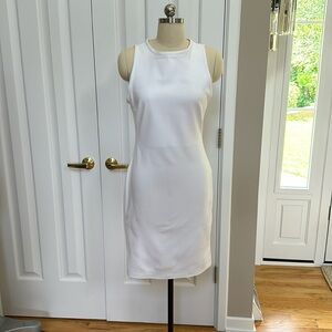 NWT Zara Y2K body on white cut out stretch dress resort M 2520/605/250